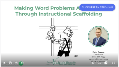 Scaffolding Word Problems Mini Course Link