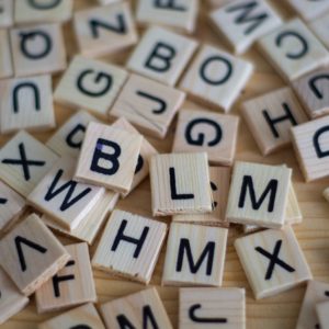 Scrabble Tiles - Link to Orthographic Mapping